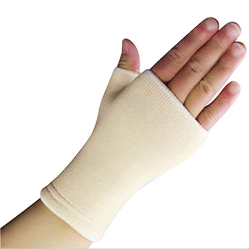 SianoS 1 par de Guantes de Apoyo Manguito de Soporte Artritis de la muñeca ventilados Ultra-Delgadas Palma elástica Deportes Ayuda de muñeca de Pulsera (Color : White)