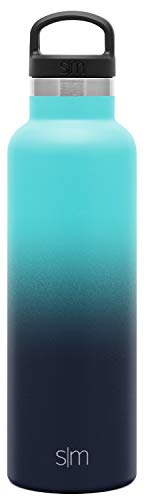 Simple Modern Ascent 590mL Botella de Agua de Acero Inoxidable con Tapa de Asa, Botella Termica con Boca Estrecha, Aislada al Vacío, Doble Pared, Termo sin BPA para Deporte o Viaje, Prueba de Fugas