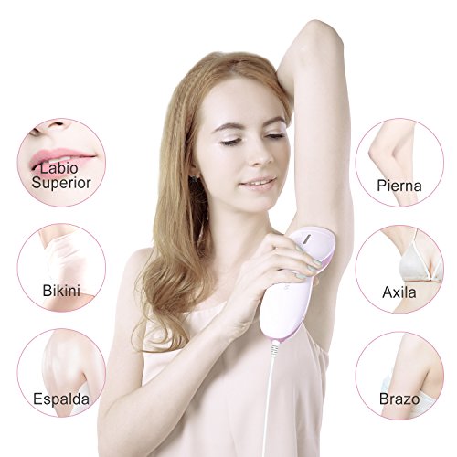 Sistema de Depilación por Luz Pulsada Intensa (IPL), Dispositivo DEESS series 3 Plus de Depilación Permanente para Cara y Cuerpo, 350.000 pulsaciones de luz, Uso Doméstico-Aprobado por la FDA