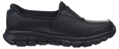Skechers Sure Track, Zapatos de trabajo para Mujer, color Negro, 40 EU