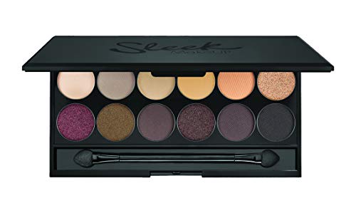 Sleek MakeUP iDivine - Paleta de sombra de ojos Au Naturel con espejo, 12 x 0.8g