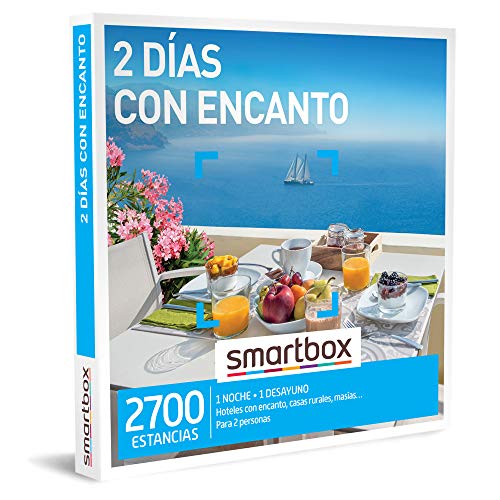 SMARTBOX - Caja Regalo - 2 días con Encanto - Idea de Regalo - 1 Noche con Desayuno para 2 Personas