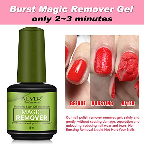 Soak-Off Gel Polish Nail Remover Esmalte Extractor de Esmalte de Uñas Mágico Especial Eliminación de Estallido de Uñas Líquido Descarga de Pegamento Manicura Gel de Remojo