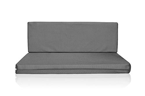 Sofa PALETS Lijado Y Cepillado - Medida 120cm X 80cm -Interior/Exterior Nuevo-Natural Sillon PALETS/Sofa para Patio