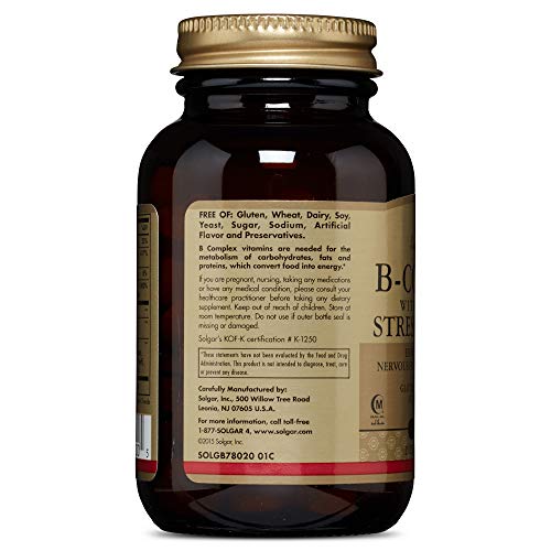 Solgar Vitamina B-Complex con Vitamina C Comprimidos - Envase de 100