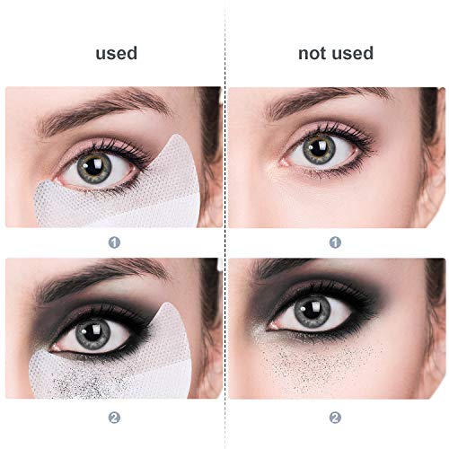Sombra de Ojos Escudo Sombra de Ojos Gel Pad Parches Plantillas de Sombra de Ojos Para Prevenir las Extensiones de Pestañas, Teñido y Residuos de Maquillaje de Labios