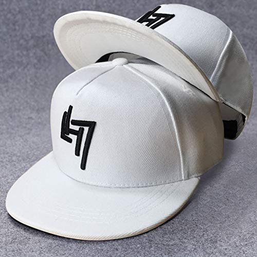 Sombrero Femenino de Verano Sombrero de Borde Plano Masculino Estilo Coreano espectáculo de Hip-Hop Moda Salvaje Hip-Hop Sombrero Calle Sombrero de Moda