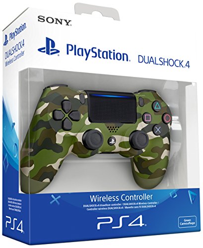 Sony - Dualshock 4 V2 Mando Inalámbrico, Color Verde Camuflaje (PS4)