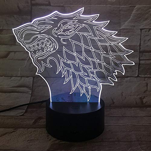 Souvenir Dragon Totem Acrílico Night Light con Color Touch Remote