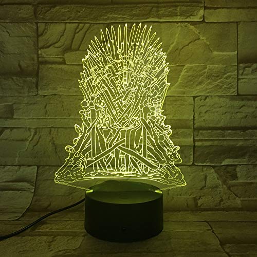 Souvenir Dragon Totem Acrílico Night Light con Color Touch Remote