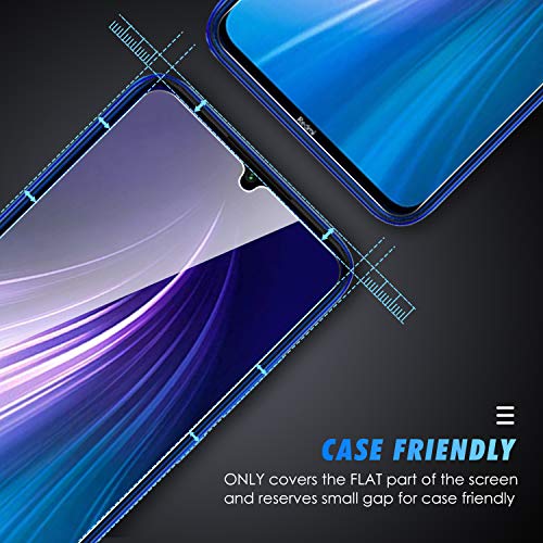 SPARIN [2 Pack Protector Pantalla Redmi Note 8 / Note 7, Cristal Templado Redmi Note 8 / Note 7, Vidrio Templado con [Alta Definicion] [Sin Burbujas] [Anti-Huella]