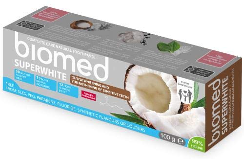 Splat Global UK Ltd | Pasta dental de blanqueamiento de coco suave superblanca | 6 x 100 g (Reino Unido)