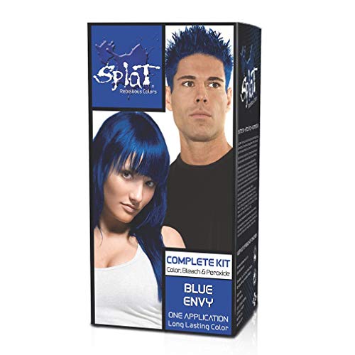 Splat Rebellious - Kit semipermanente para el pelo, diseño de fantasía, color azul