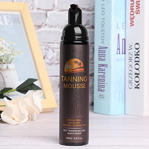 Spray autobronceador, spray bronceador de 100 ml, mousse de bronceado sin sol de larga duración Spray bronceador natural Spray bronceador Piernas Cuerpo autobronceador Cuerpo bronceado en spray