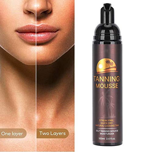 Spray autobronceador, spray bronceador de 100 ml, mousse de bronceado sin sol de larga duración Spray bronceador natural Spray bronceador Piernas Cuerpo autobronceador Cuerpo bronceado en spray