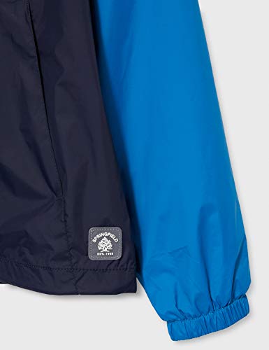 Springfield 5HE-Chaqueta Bl/Col R-c/87 Deportiva, Turquesa (Turquoise 95752687), M (Tamaño del Fabricante: M) para Hombre