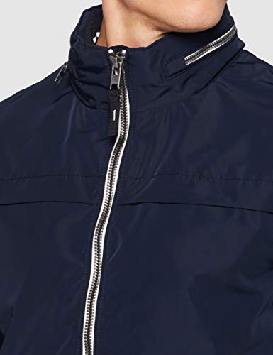 Springfield 5HE-Chaqueta C/Funnel R-c/10 Deportiva, Azul (Navy 95751810), S (Tamaño del Fabricante: S) para Hombre