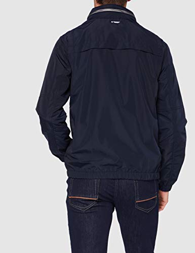 Springfield 5HE-Chaqueta C/Funnel R-c/10 Deportiva, Azul (Navy 95751810), S (Tamaño del Fabricante: S) para Hombre