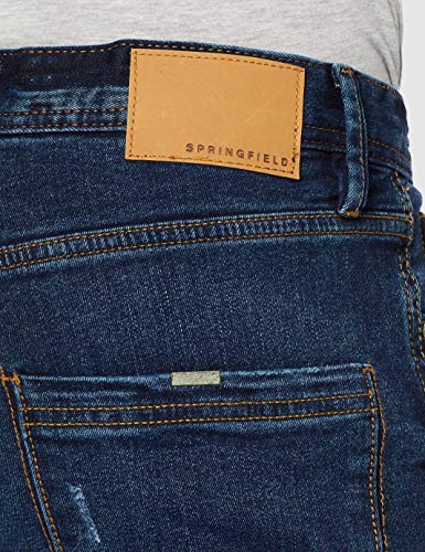 Springfield SL Med-OSC Rjb Vaqueros Straight, Azul (Blue 18), (Tamaño del Fabricante: 33) para Hombre