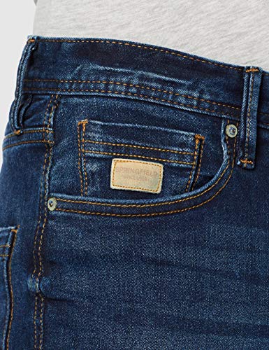 Springfield SL Med-OSC Rjb Vaqueros Straight, Azul (Blue 18), (Tamaño del Fabricante: 33) para Hombre