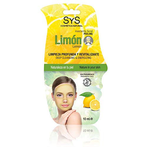 S&S Cosmetica natural MASCARILLAS FACIALES PEELING 10ml (LIMON)