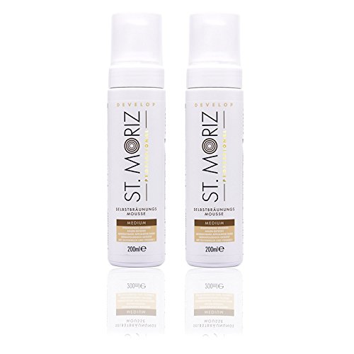 St Moriz Instant Self Tanning Mousse Mediano (Pack 2) 2 X 200Ml Cada