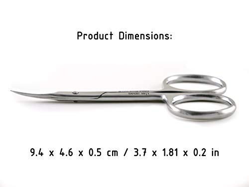 Staleks Pro Expert 10 - Tijera profesional para cutículas - Longitud de la hoja: 18 mm - Modelo n. SE-10/1