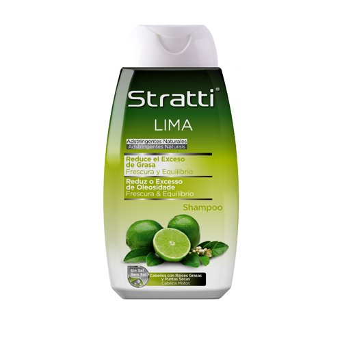 Stratti Lima - Champú Frescura y Equilibrio con Keratina, sin Sal - 400 ml