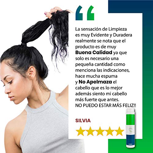 SUARBOL COSMETICS Champú Anticaída Natural Especialmente Para Problemas De Alopecia ‍ Fortalece y Previene la Caída | Con Aloe Vera | Si Tienes El Cabello Dañado Mira