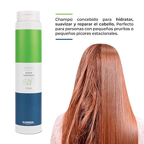 SUARBOL COSMETICS Champú Natural Ecofriendly Hidratante Para Cabello Graso o Seco | Aumenta Volumen y Suavidad | Con Camomila | Sin Sulfatos, Parabenos y Siliconas | Para Hombres y Mujeres