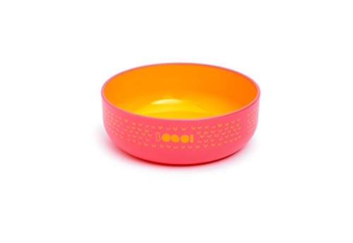 Suavinex - Bowl Infantil Para Bebé BOOO. Vajilla de Bebé. Material Irrompible. Apto Para Microondas y Lavavajillas, Color Rosa