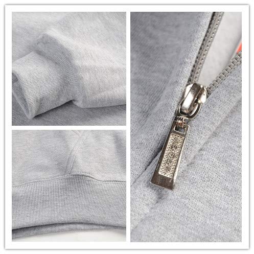 Sudadera Capucha Y Cremallera Completa Hombre Etnies SuéTer Suelto Jersey Chaqueta con Cremallera Prendas De Abrigo Abrigo Deportivo para Mujer Y Unisex,Black,2XL(185-190cm)