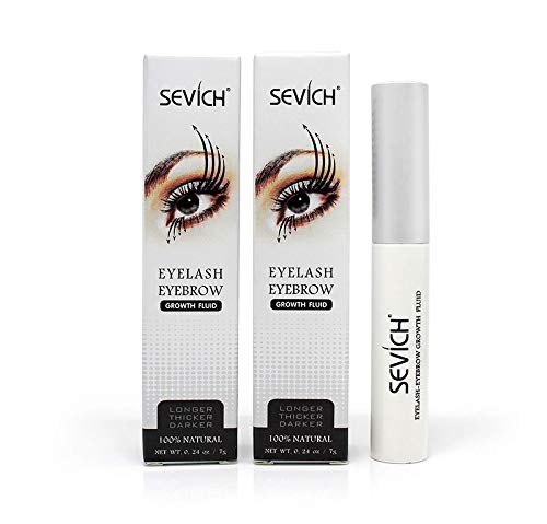 Suero Fortalecedor y Activador del Crecimiento para Pestañas y Cejas - 100% Natural, con Acido Hialurónico (7gr.)