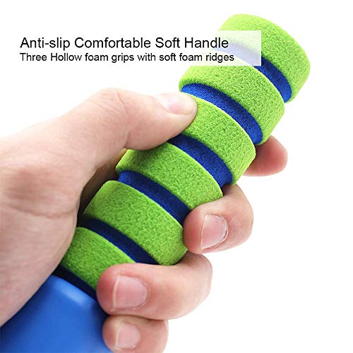 Sunshine smile Cuerda para Saltar Ajustable, Saltar la Cuerda de Boxeo y Mango de Espuma, Saltar la Cuerda de Boxeo, Cuerda de Saltar Cuerda de Velocidad (Verde)