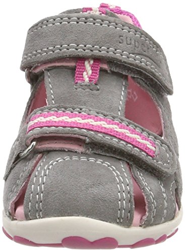 superfit Fanni, Sandalias para Bebés, Color Gris Ahumado, 25 EU