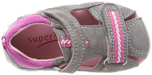 superfit Fanni, Sandalias para Bebés, Color Gris Ahumado, 25 EU