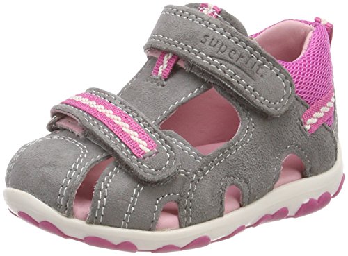 superfit Fanni, Sandalias para Bebés, Color Gris Ahumado, 25 EU