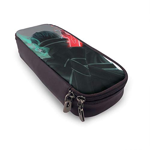 Sword Art Online - Estuche de piel con cremallera duradera para papelería y otros suministros escolares
