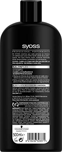 SYOSS - Champú Salon Plex - Tratamiento de Reparación Intenso - 500ml