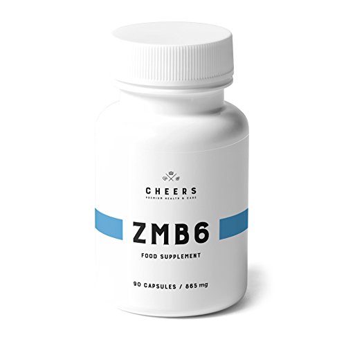 Tabletas de Citrato de Magnesio (320 mg) - 90 cápsulas Veganas - ZMB6 - La absorción más alta en Suplementos de Magnesio - Zinc y Vitamina B6 - Dormir como un bebé y aliviar los calambres