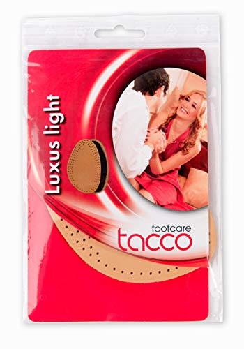 Tacco Luxus Light, Almohadillas Delanteras Medias Plantillas Zapatos, Cuero Amortiguación Sesamoideo, Calidad Alemana, Para todo Tipo de Zapatos y Botas,Hombre y Mujer (39-40 EUR)