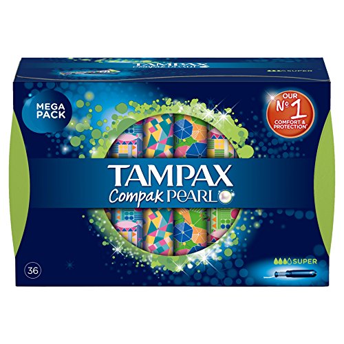 TAMPAX Compak Pearl Super, 36 tampones