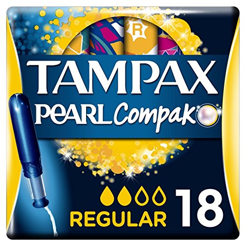 Tampax Compak Perla tampones regulares con aplicador X18