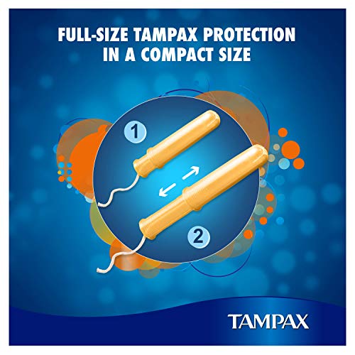 Tampax Compak Super Plus Tampones Con Aplicador, Protección Antimanchas Y Discreción, Siéntete Limpia - 22 Unidades