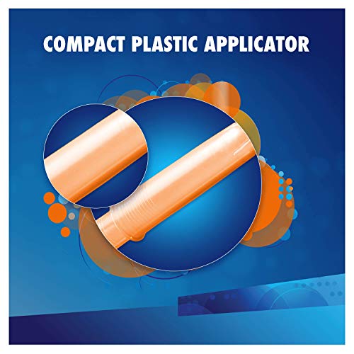 Tampax Compak Super+ Tampons con aplicador 18x, protección contra fugas y discreción, sensación limpia