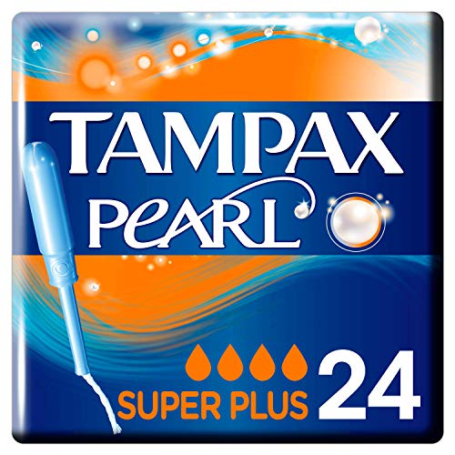 Tampax Pearl Super Plus Tampones con Aplicador - 24 Unidades