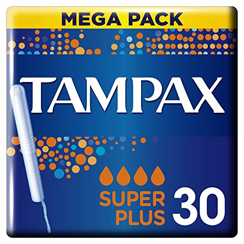 Tampax Super Plus Tampones con Aplicador - 30 Unidades