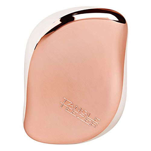 Tangle Teezer - Cepillo desenredante compacto Styler rosa dorado cream