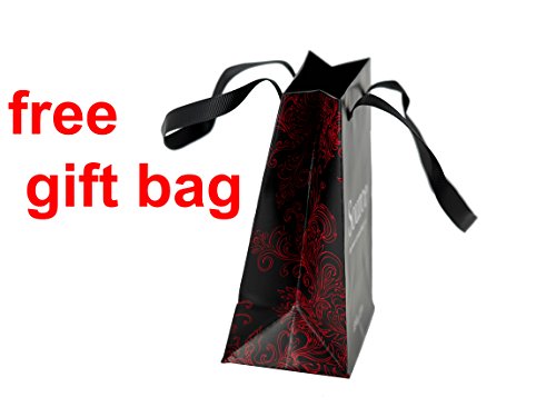 taport® España Mallorca isla cuarzo cuadrado Watch Color Rosa Real piel banda + libre batería de repuesto + libre bolsa de regalo