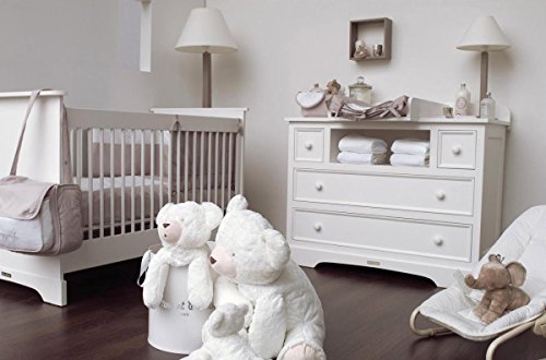 TARTINE ET CHOCOLAT - Doudou Lapin blanc ivoire 24 X 24 cm bébé garçon Tartine et Chocolat